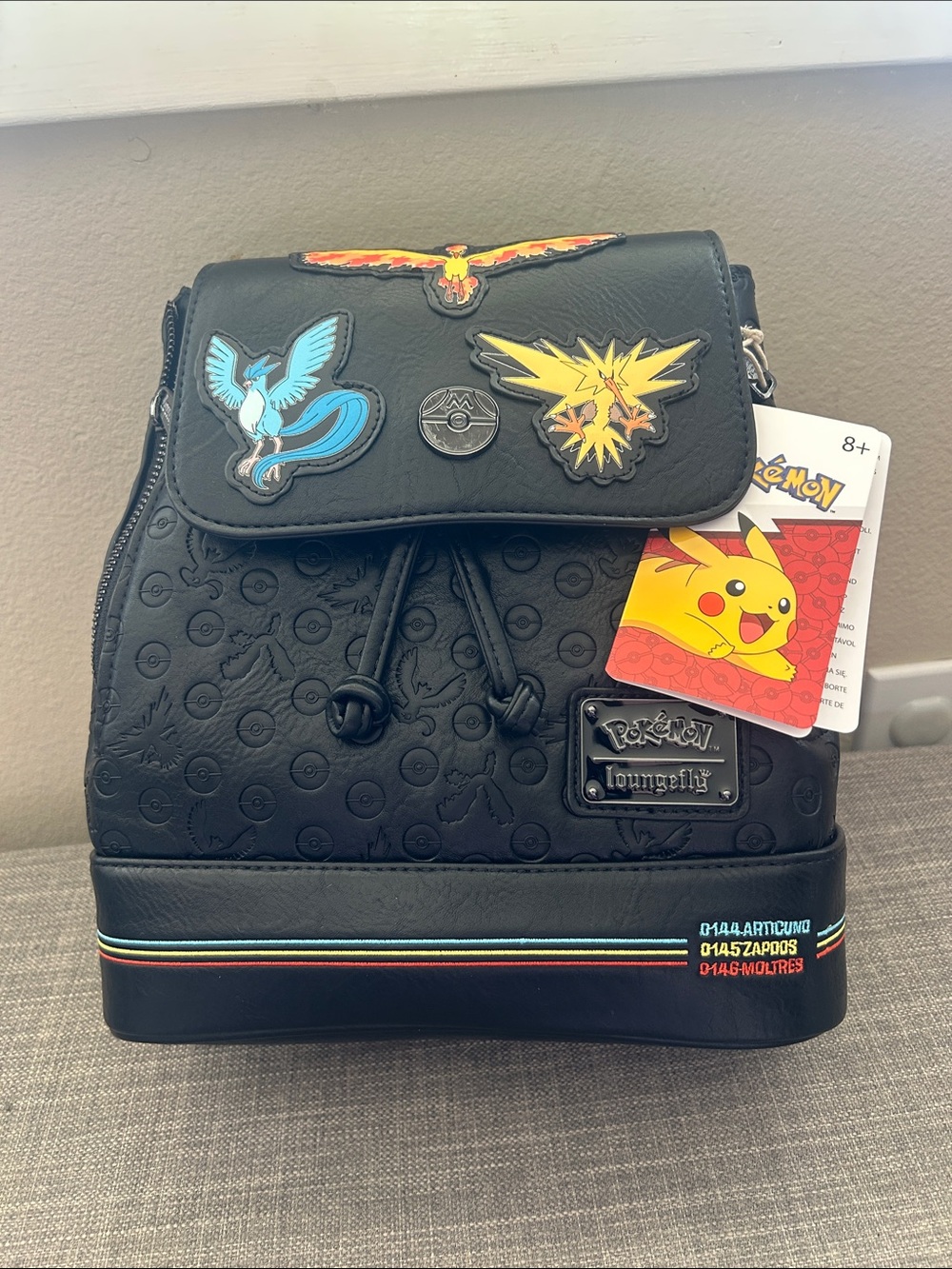 Loungefly Pokémon Legendary Birds Mini Backpack